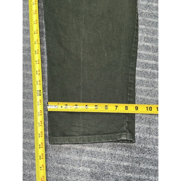Vintage Levis Orange‎ Tab 555 Green Denim Jeans made in USA 38x30 - Picture 7 of 8